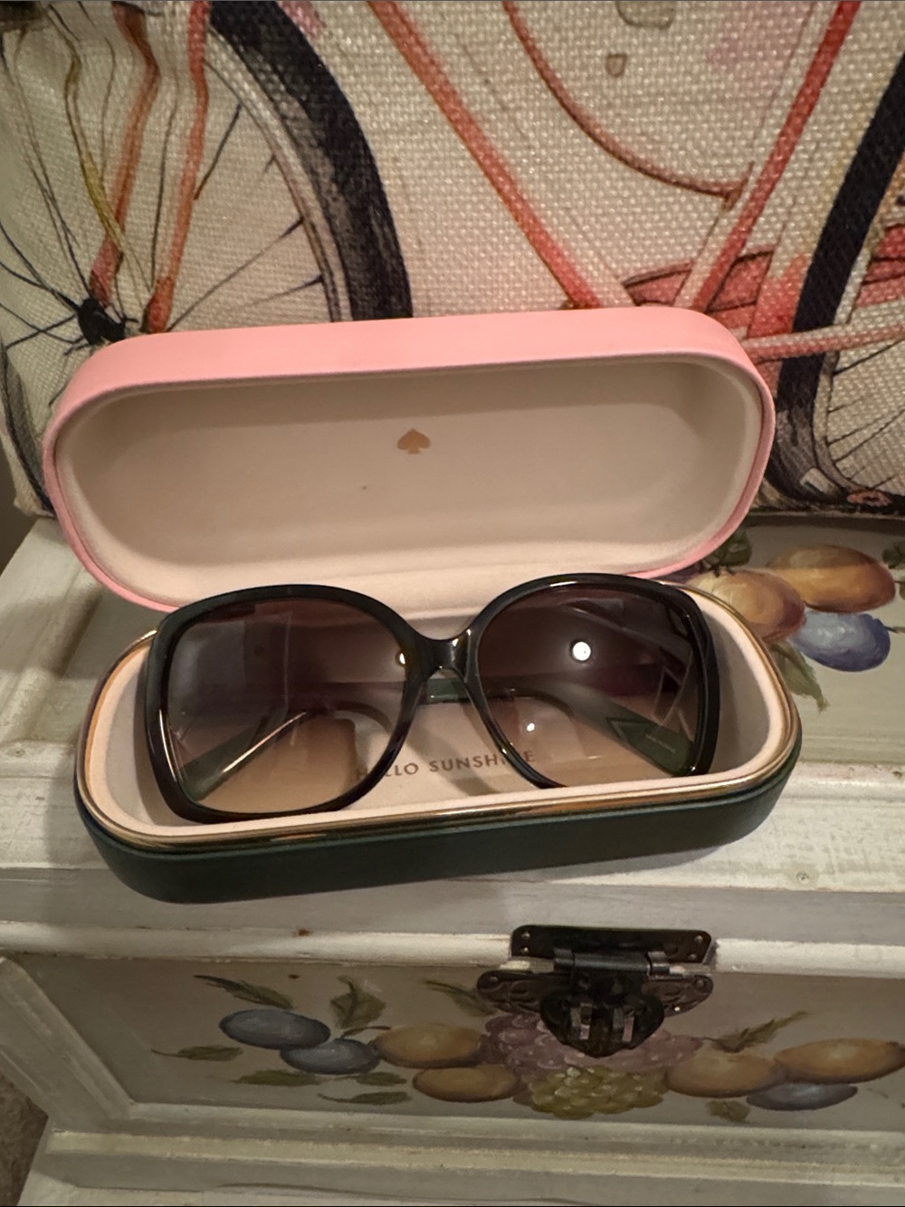 Kate Spade ♠️ Hello Sunshine Sunglasses with Pink Case - NWOT